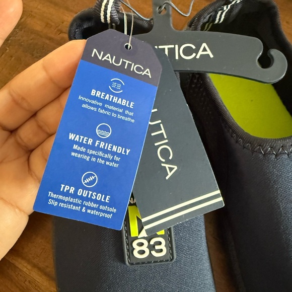 Nautica Kids Dark Blue Water Shoes - Picture 3 of 7